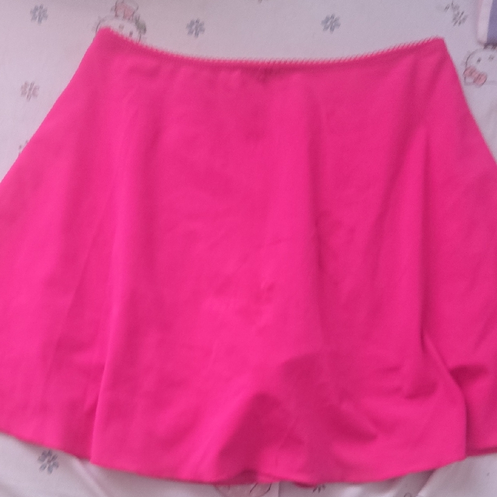 art class Hot Pink Circle Skirt